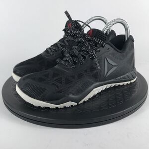 Reebok Workout 2.0 Black/White Athletic Training Shoes AR3207 Women’s Size 6.5